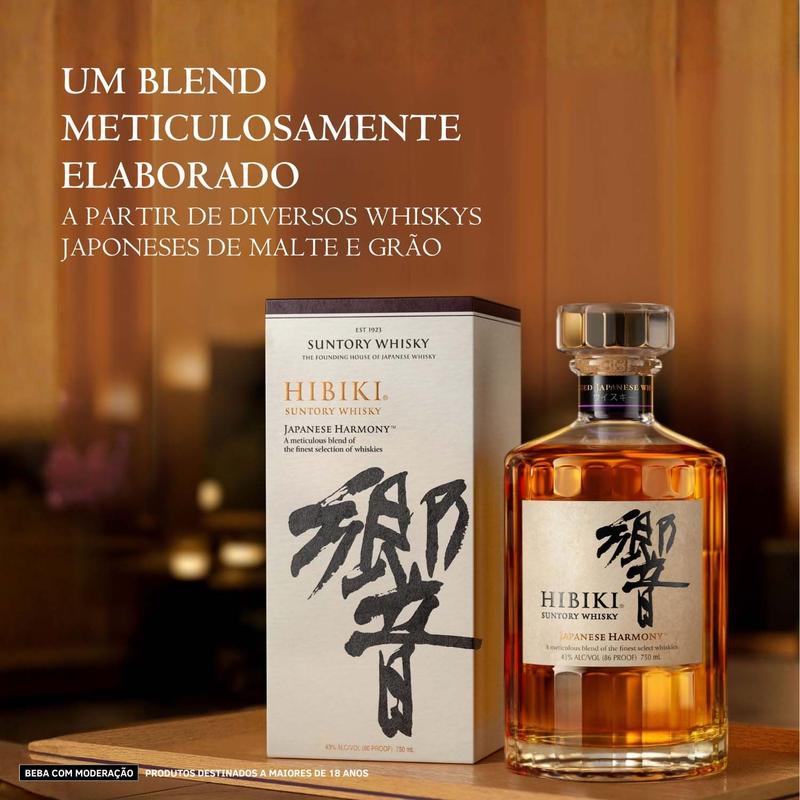 Whisky Hibiki Suntory Blended Japonês 700ml - Whisky - Magazine
